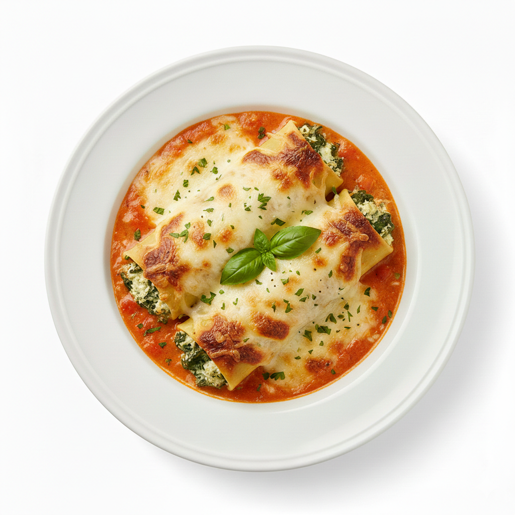 84. Cannelloni Ricotta Spinat
