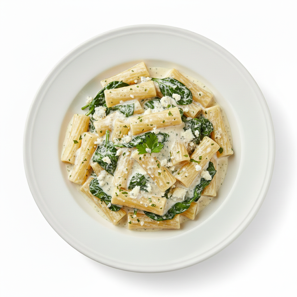 80. Rigatoni Spinat Gorgonzola