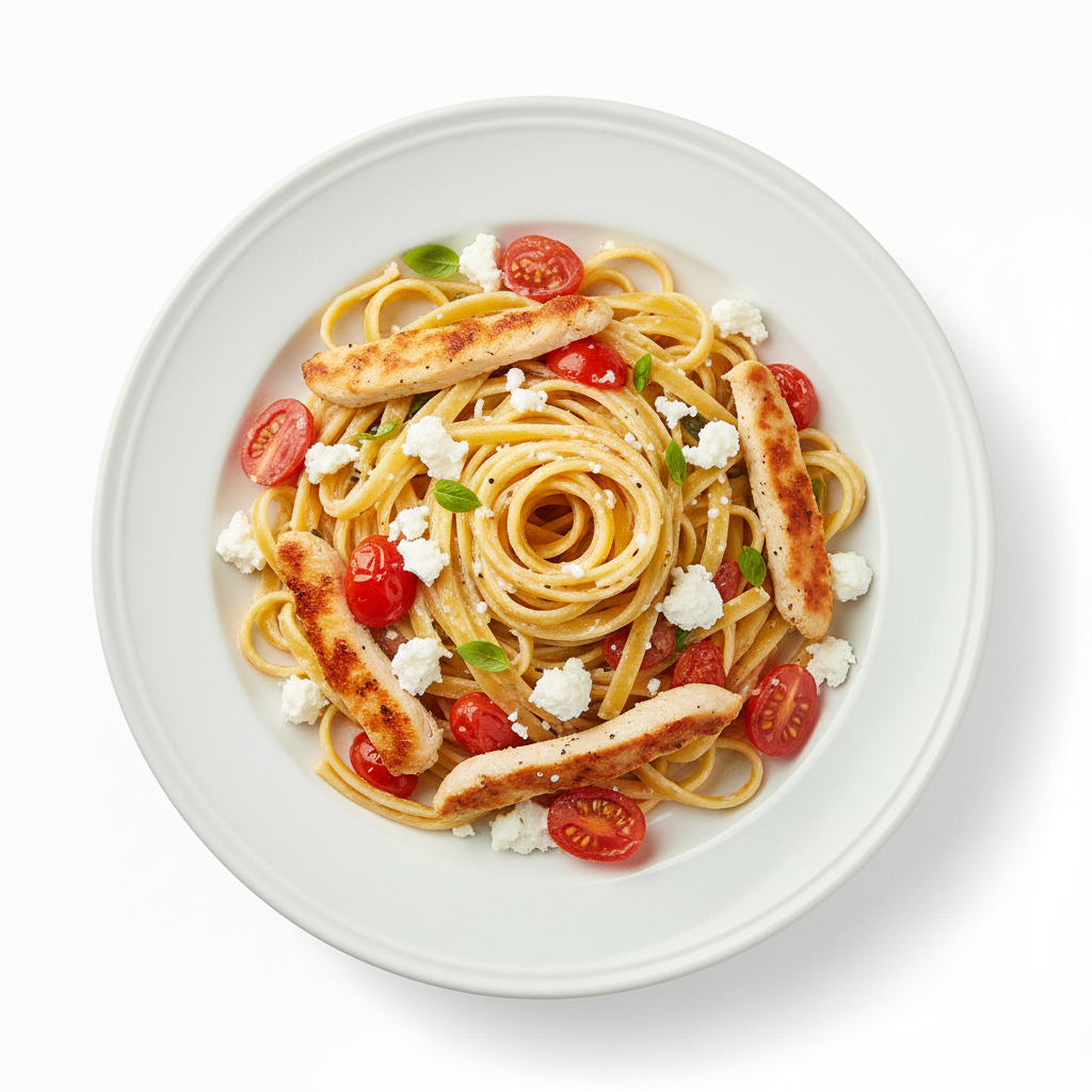 87. Tagliatelle Pollo (scharf)